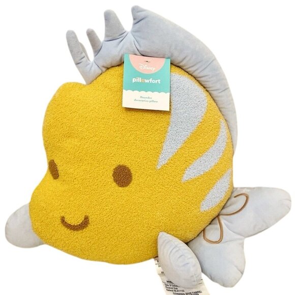 Princess Ariel Sidekick Flounder Kids' Pillow Buddy Disney Collection - Picture 3 of 5